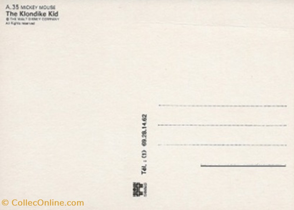 The klondike kid cartes postales autres the klondike kid