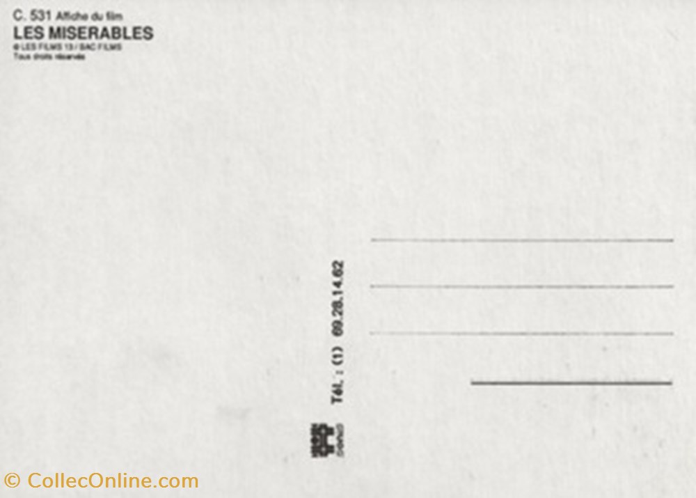 Les misérables cartes postales autres les miserables