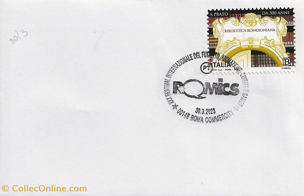 timbres roma italie 2023 xxx edizione romics
