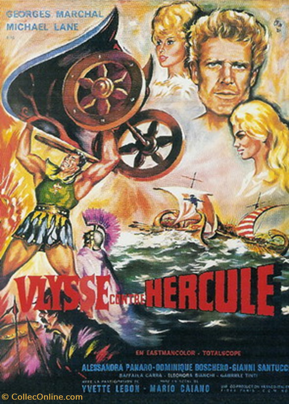 Ulysse contre Hercule cartes postales autres ulysse contre hercule