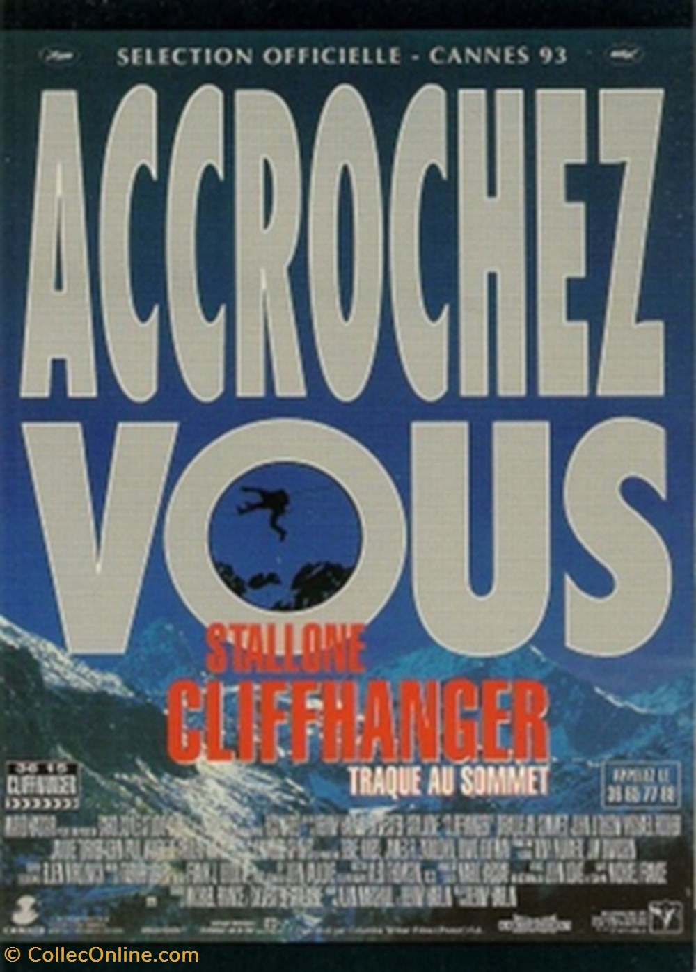 cartes postales autres cliffhanger traque au sommet