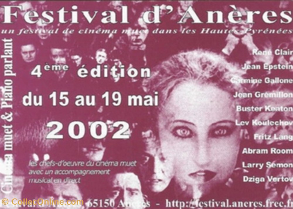cartes postales autres aneres festival de cinema muet 2002