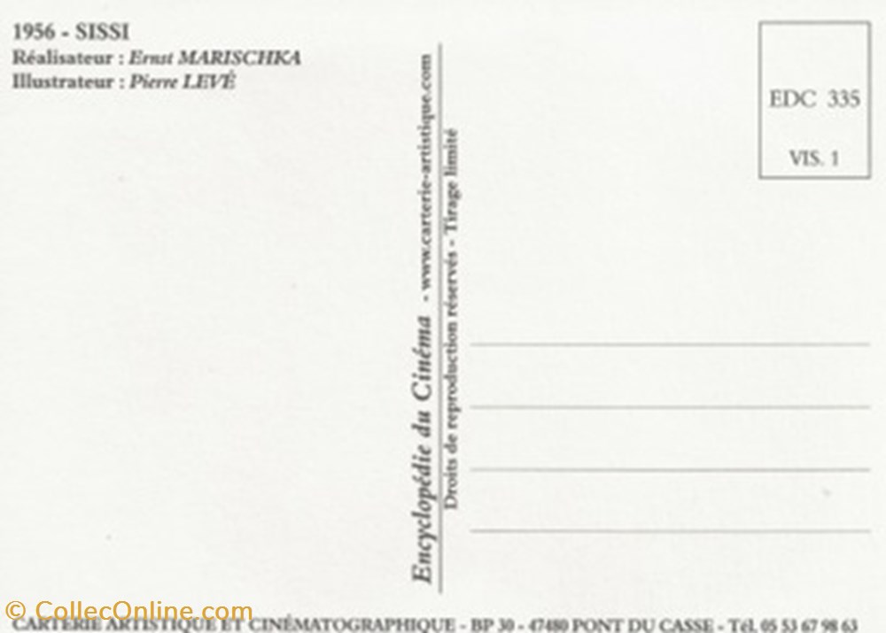 Sissi cartes postales autres sissi