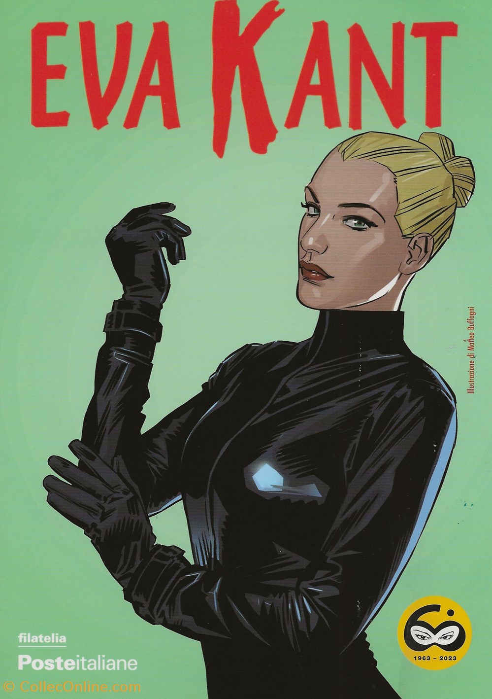 ZZZ - Italie 2023 Folder Eva Kant - Milano comics & games timbres zzz italie 2023 folder eva kant milano comics games
