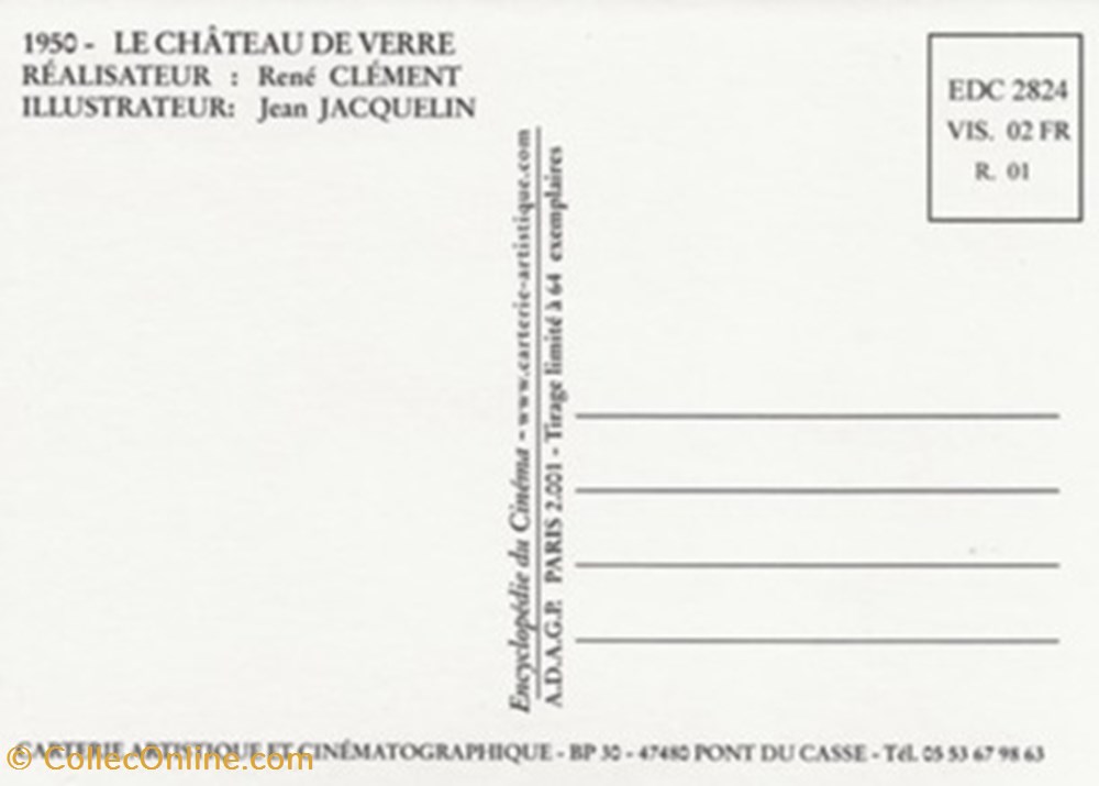 Le château de verre cartes postales autres le chateau de verre