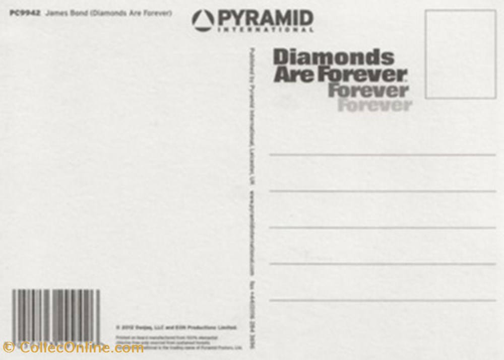 Diamonds are forever cartes postales autres diamonds are forever