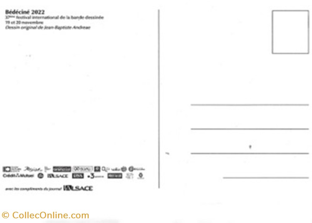 cartes postales bande dessinee illzach 68 2022