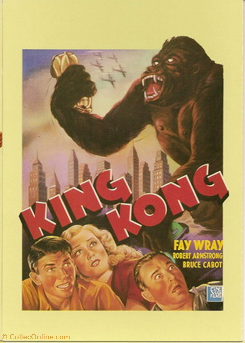 King Kong (1933) cartes postales autres king kong 1933