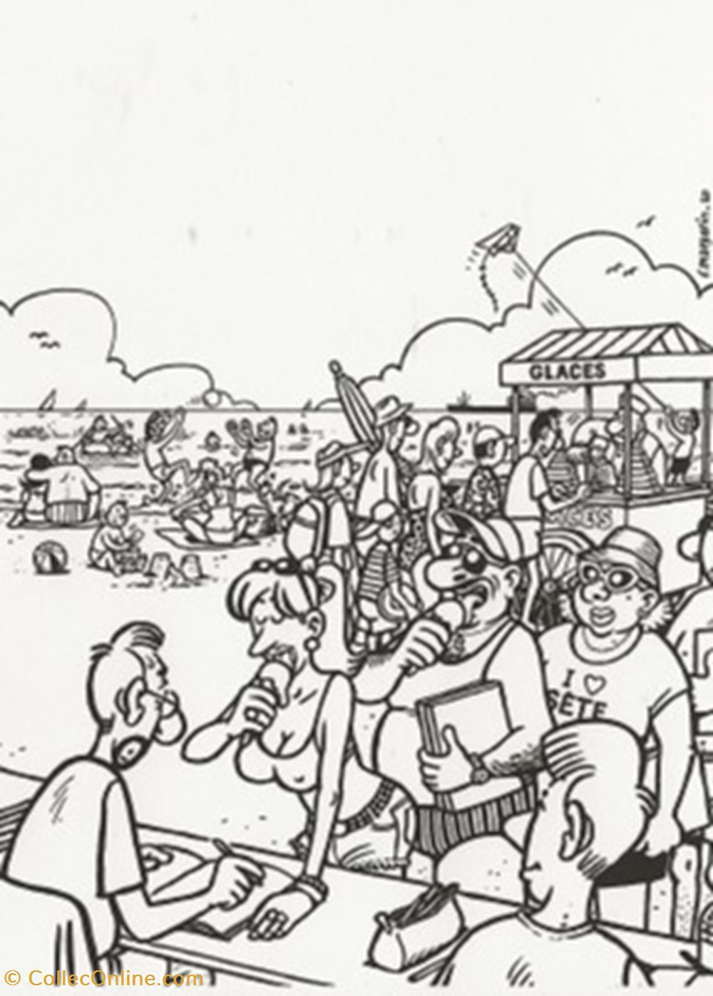 Sète (34) 2020 cartes postales bande dessinee sete 34 2020