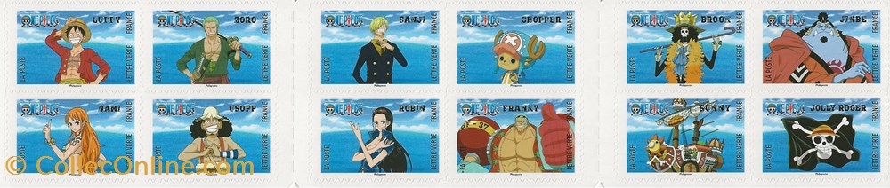 timbres zz feuillet one piece