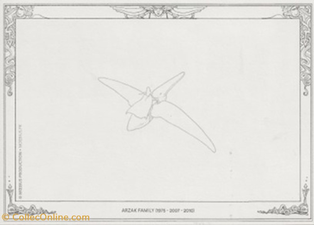 cartes postales bande dessinee arzak intemporel