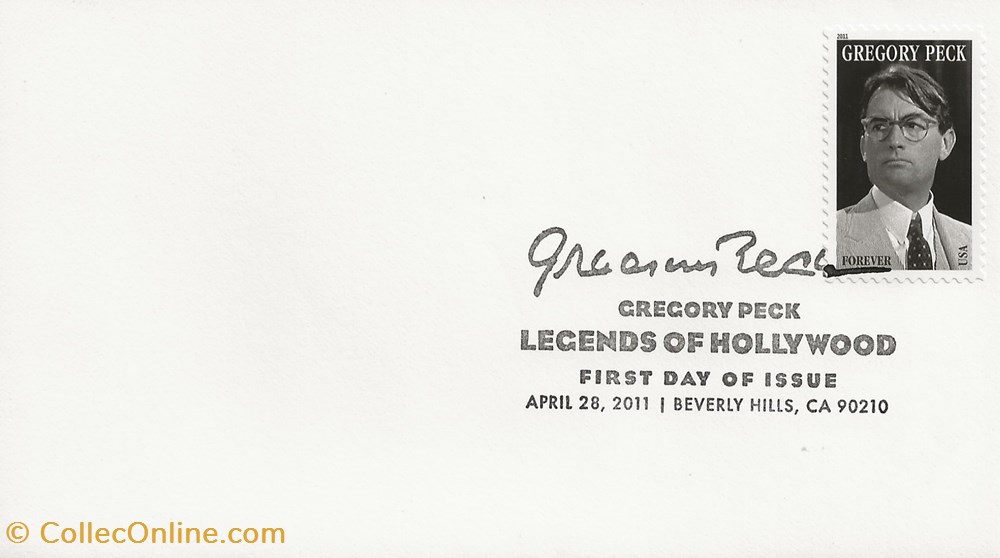 Beverly Hills (Etats Unis) 2011 Gregory Peck timbres beverly hills etats unis 2011 gregory peck