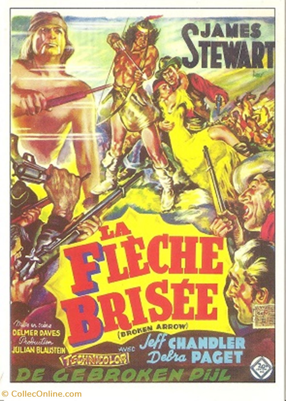 cartes postales autres la fleche brisee
