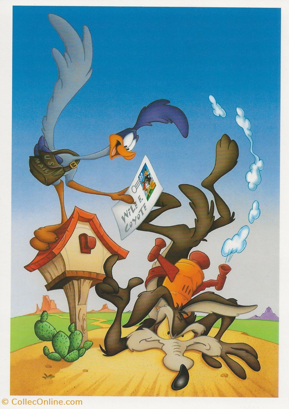 Phoenix (Etats-Unis) 2000 Vile E Coyote & Road Runner 4 timbres phoenix etats unis 2000 vile e coyote road runner