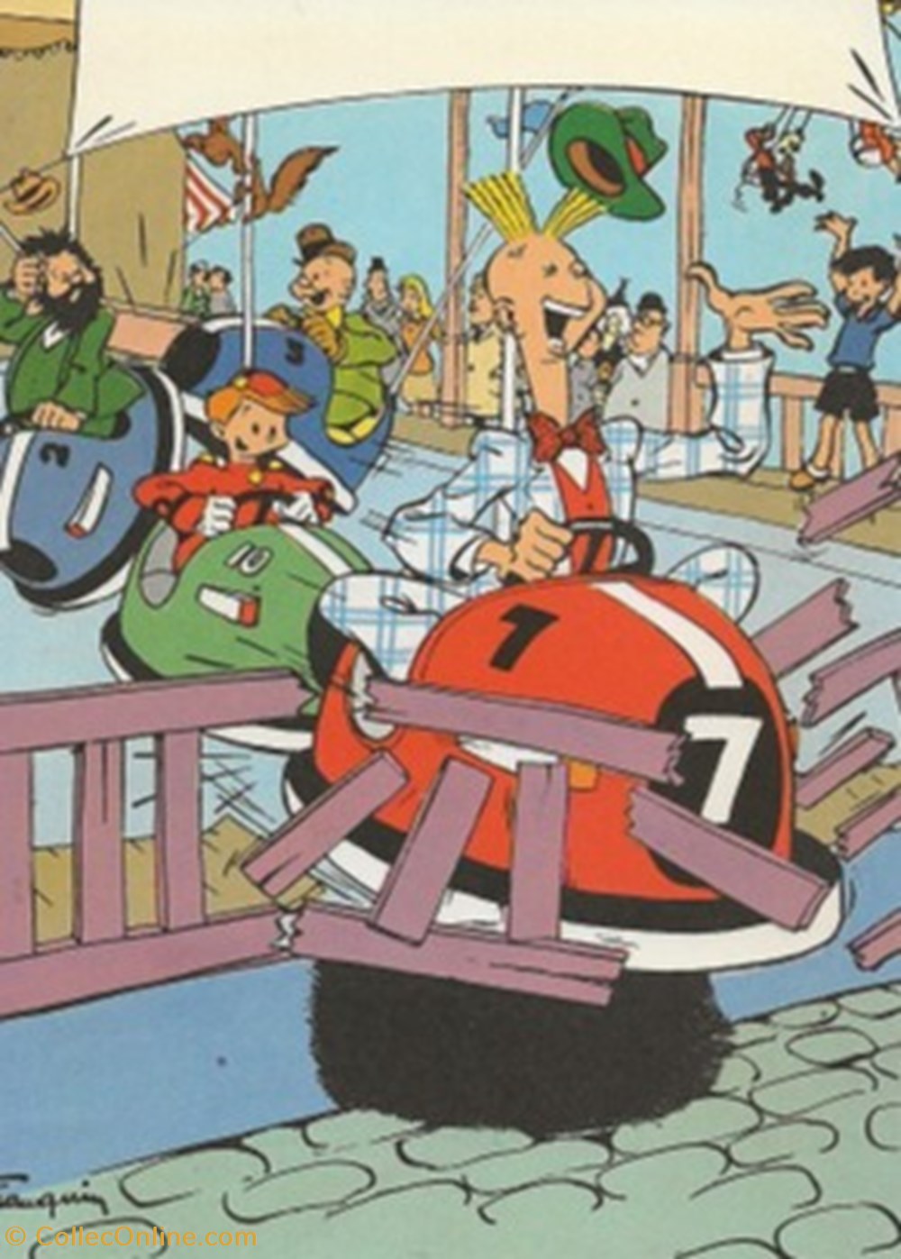 Le Journal de Spirou 02 cartes postales bande dessinee le journal de spirou 02