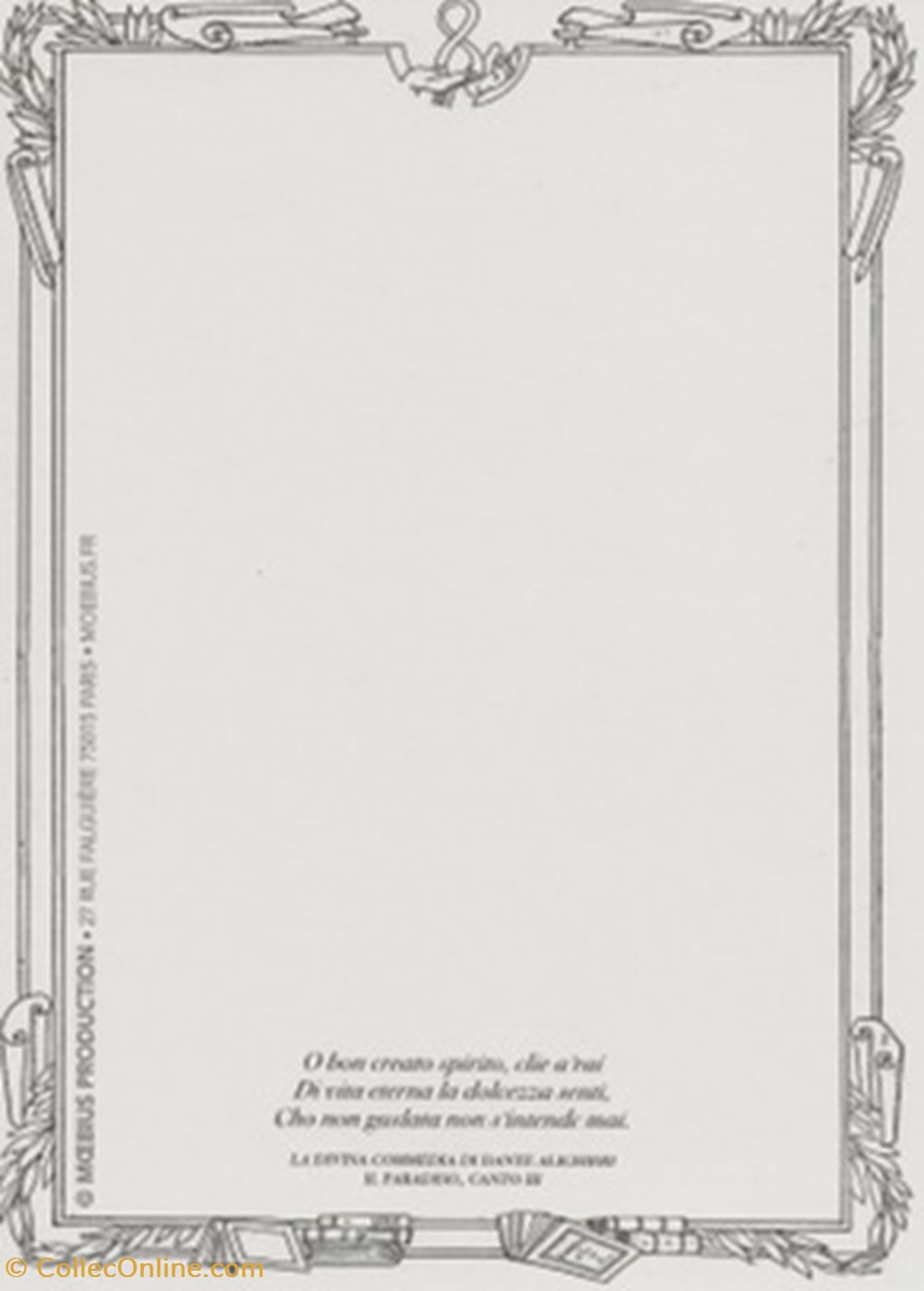 cartes postales bande dessinee paradiso