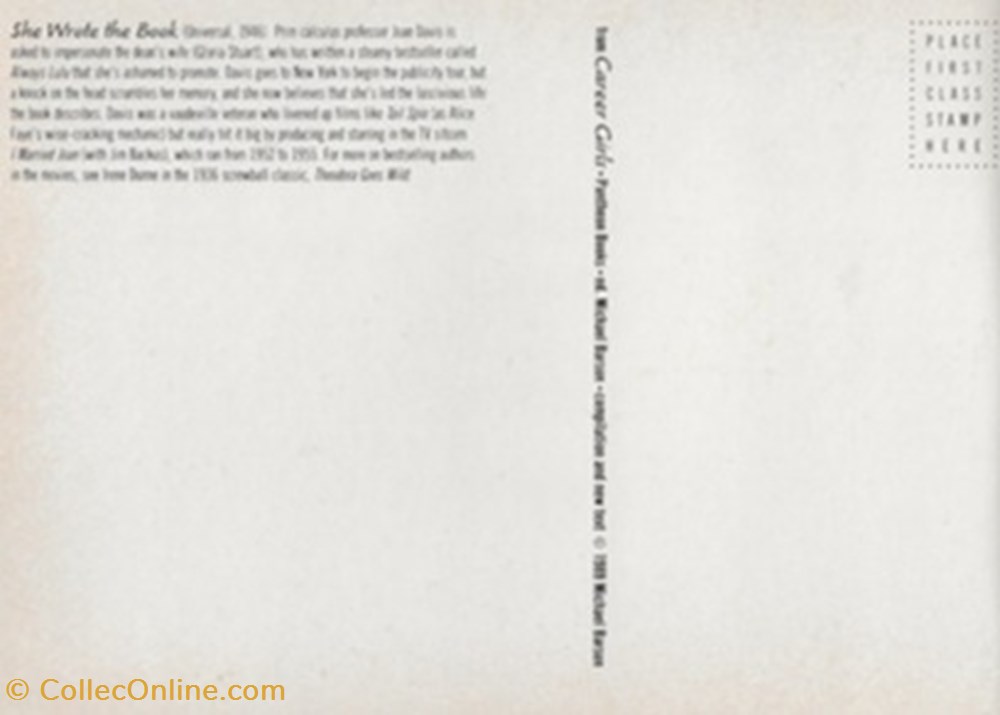 She wrote the book 2 cartes postales autres she wrote the book