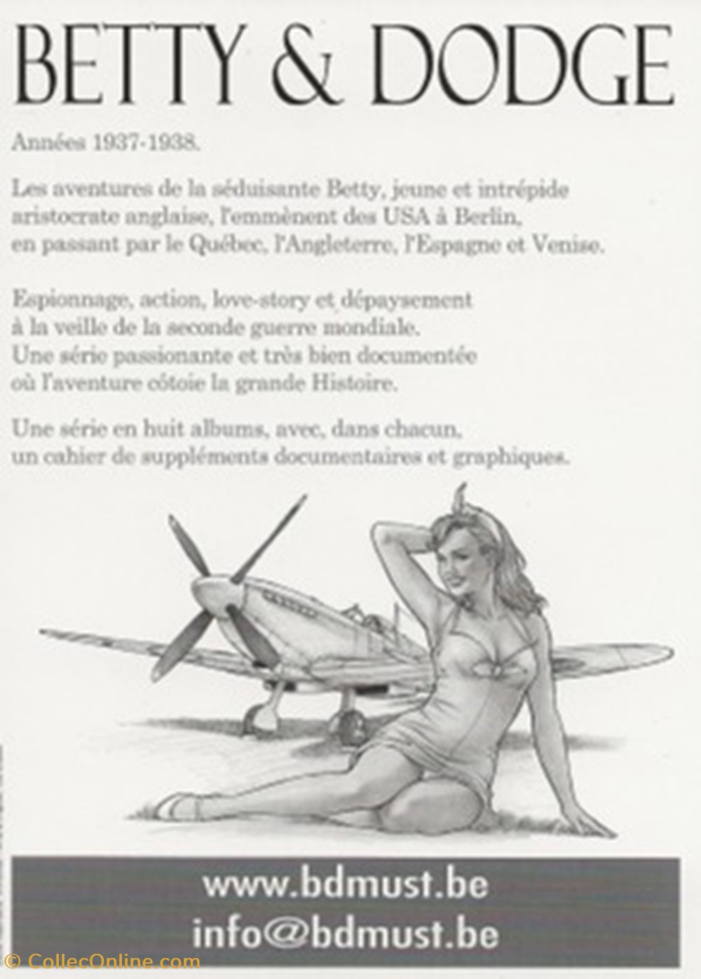 cartes postales bande dessinee betty et dodge