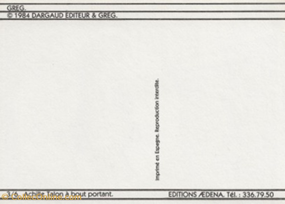 cartes postales bande dessinee achille talon