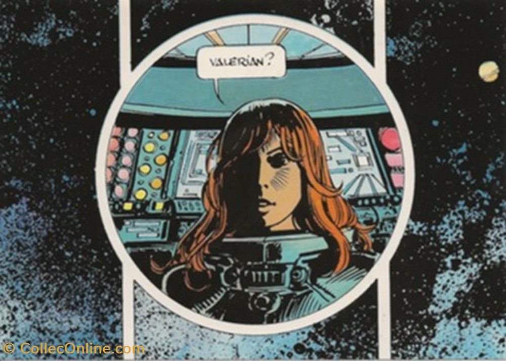 cartes postales bande dessinee valerian et laureline