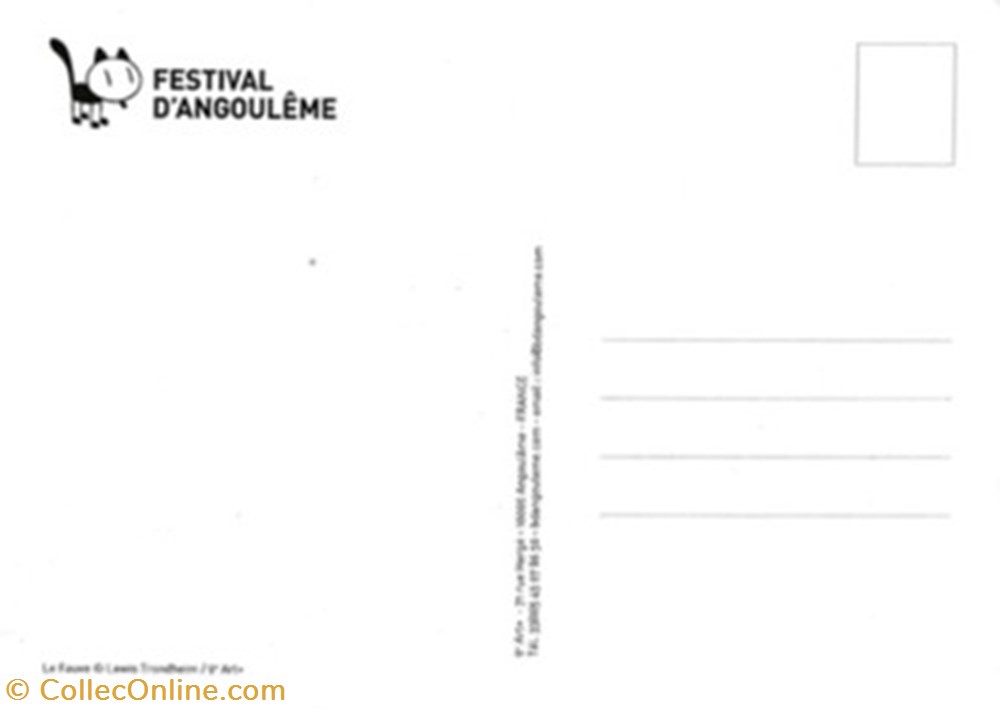 Angoulême (16) 2020 cartes postales bande dessinee angouleme 16 2020