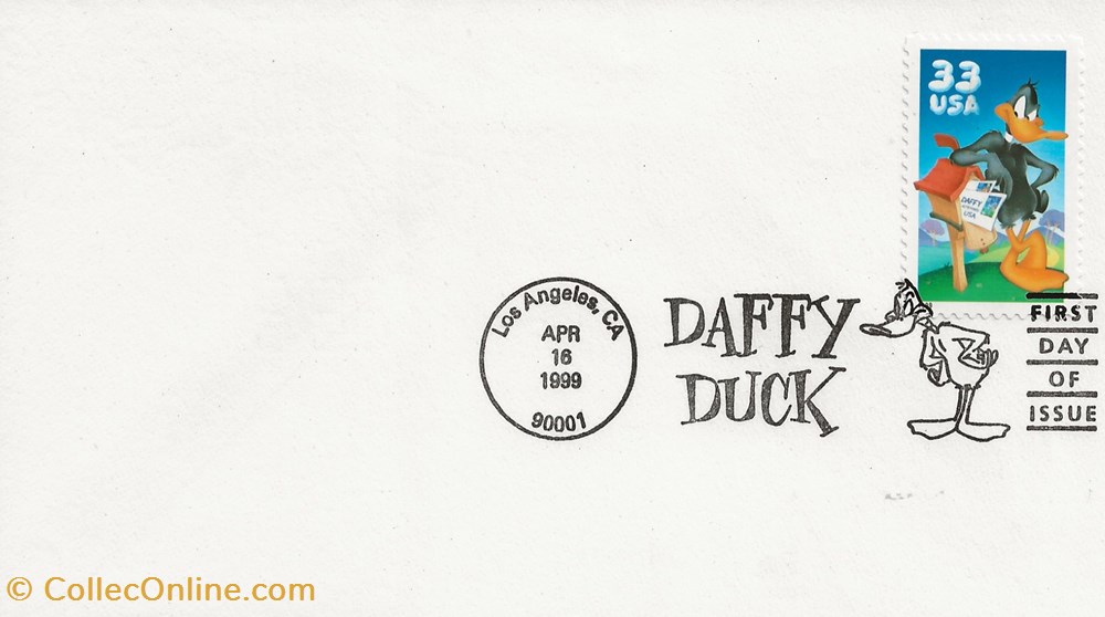 Los Angeles (Etats-Unis) 1999 Daffy Duck timbres los angeles etats unis 1999 daffy duck