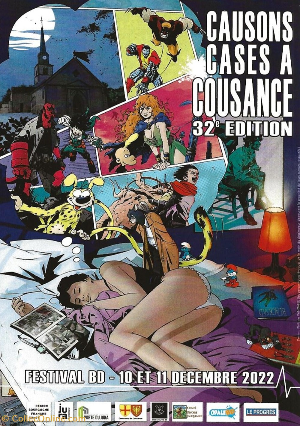 Cousance (39) 2022 cartes postales bande dessinee cousance 39 2022