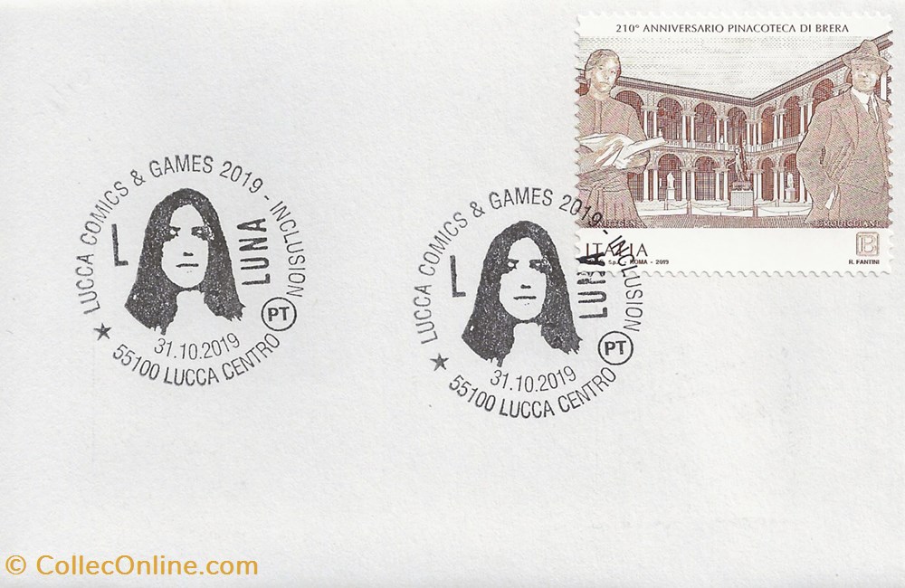 Lucca (Italie) 2019 Lucca comics & games timbres lucca italie 2019 lucca comics games