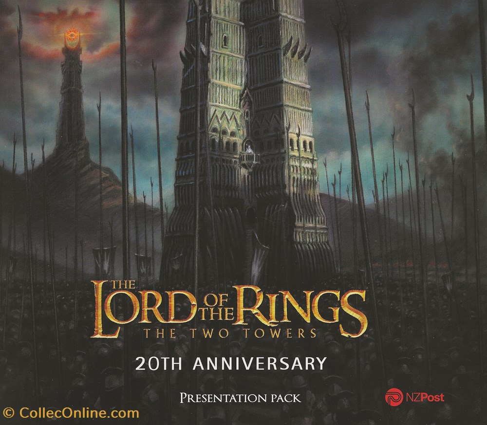 ZZZ Presentation Pack (Nouvelle Zélande) 2022 The lord of the rings, The two towers timbres zzz presentation pack nouvelle zelande 2022 the lord of the rings the two towers