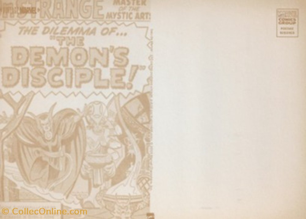 cartes postales bande dessinee marvel