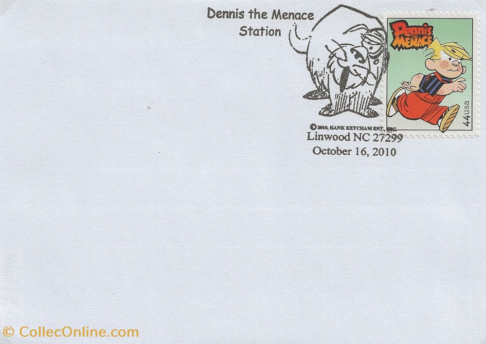 timbres linwood etats unis 2010 dennis the menace