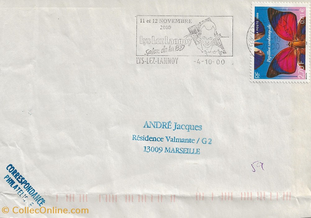 timbres lys lez lannoy 59 2000 salon de la bd