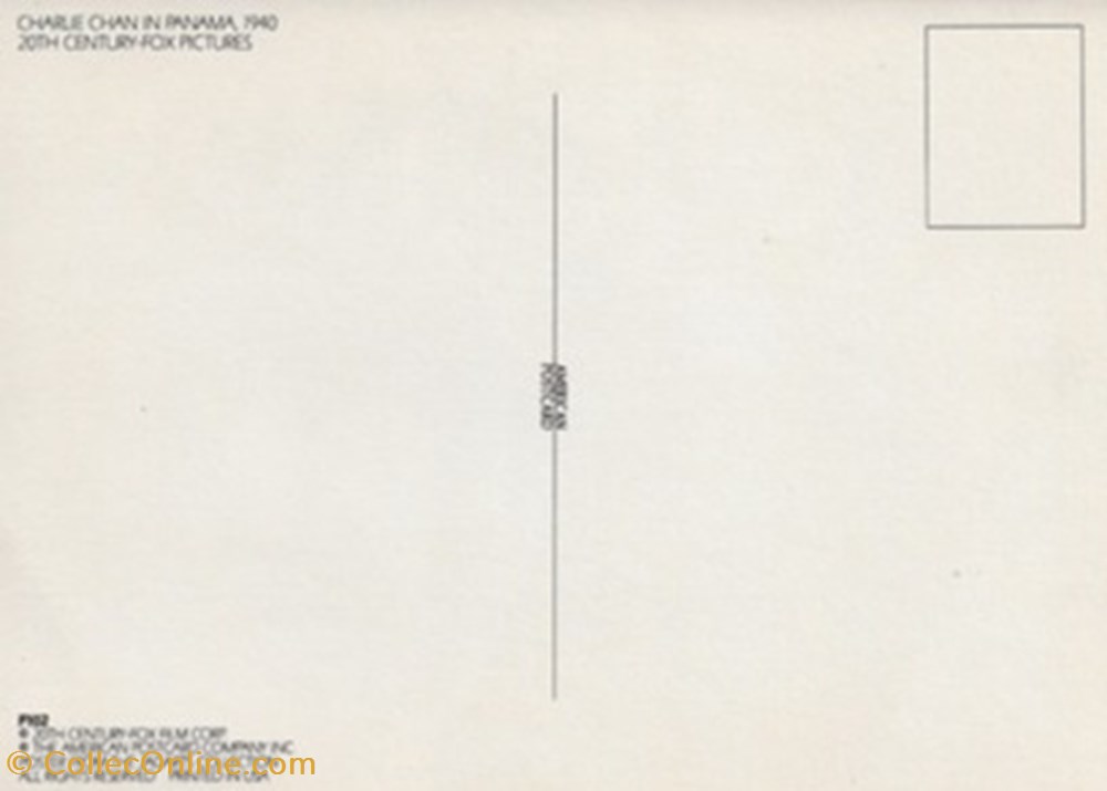 Charlie Chan in Panama cartes postales autres charlie chan in panama