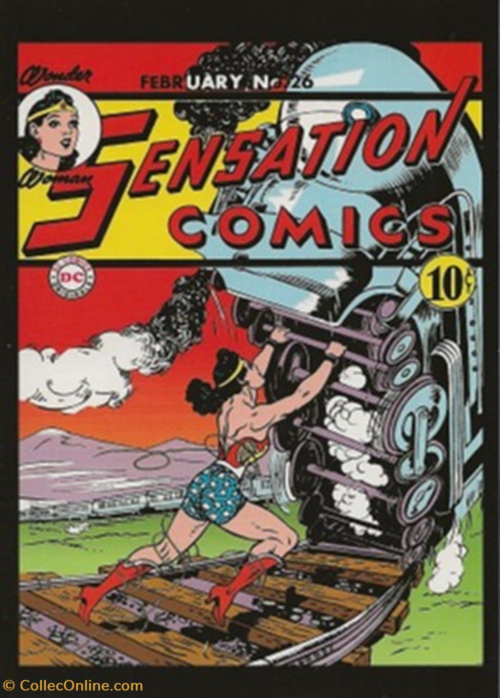 cartes postales bande dessinee dc comics