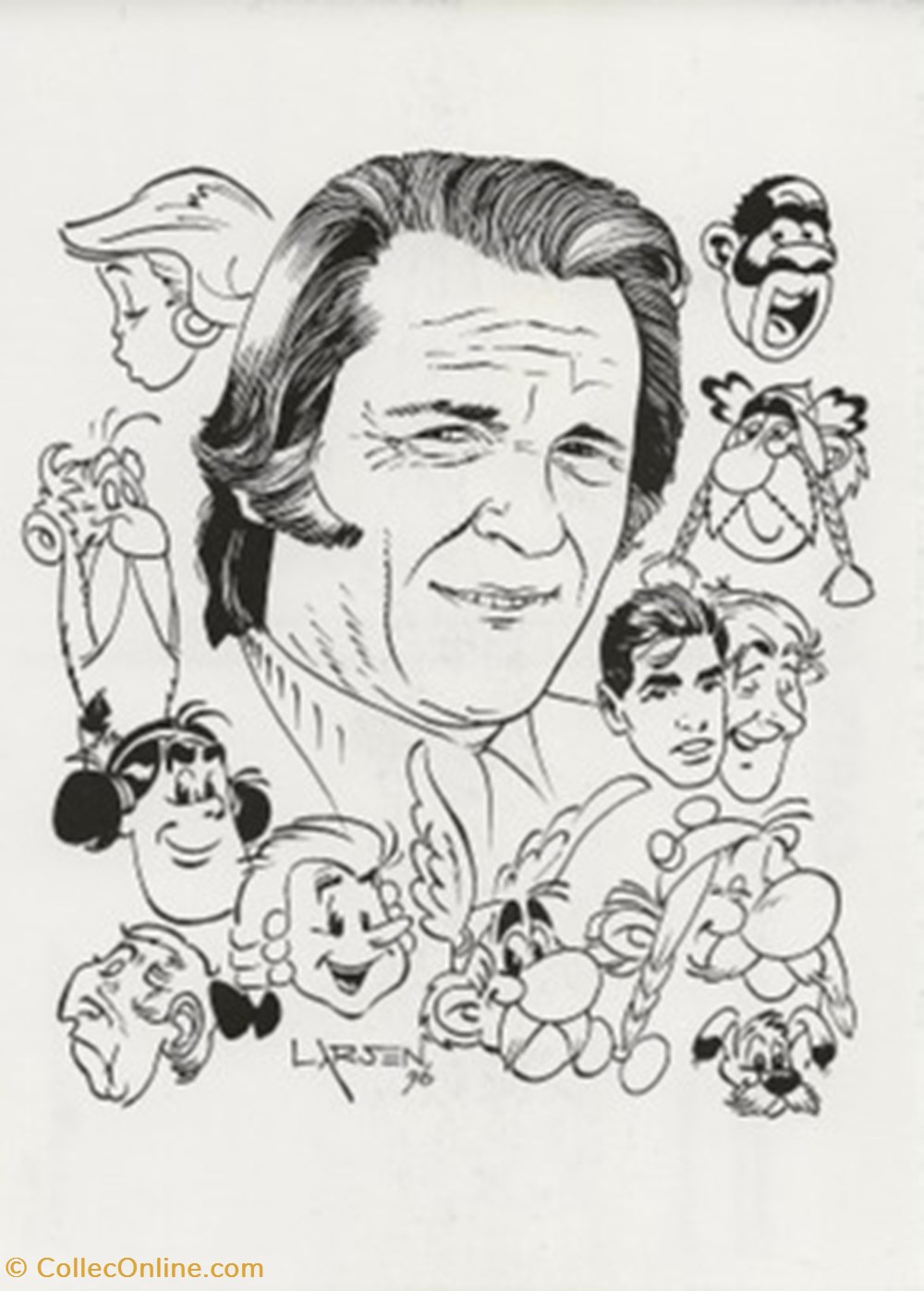 Astérix cartes postales bande dessinee asterix