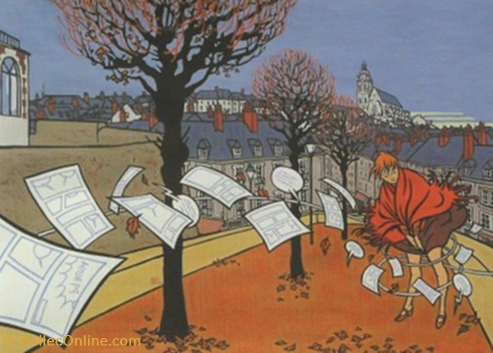 Blois (41) 2004 cartes postales bande dessinee blois 41 2004