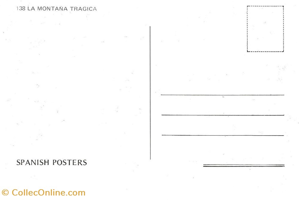 La montana tragica cartes postales autres la montana tragica
