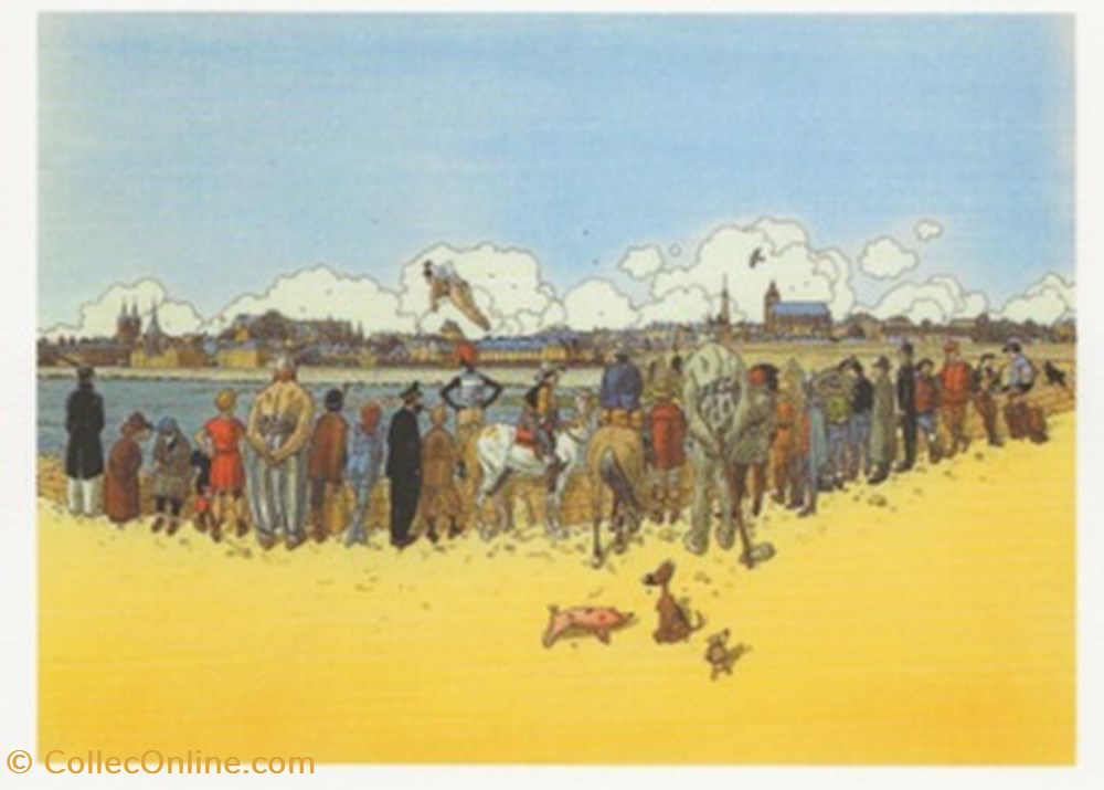 Blois (41) 1991 cartes postales bande dessinee blois 41 1991