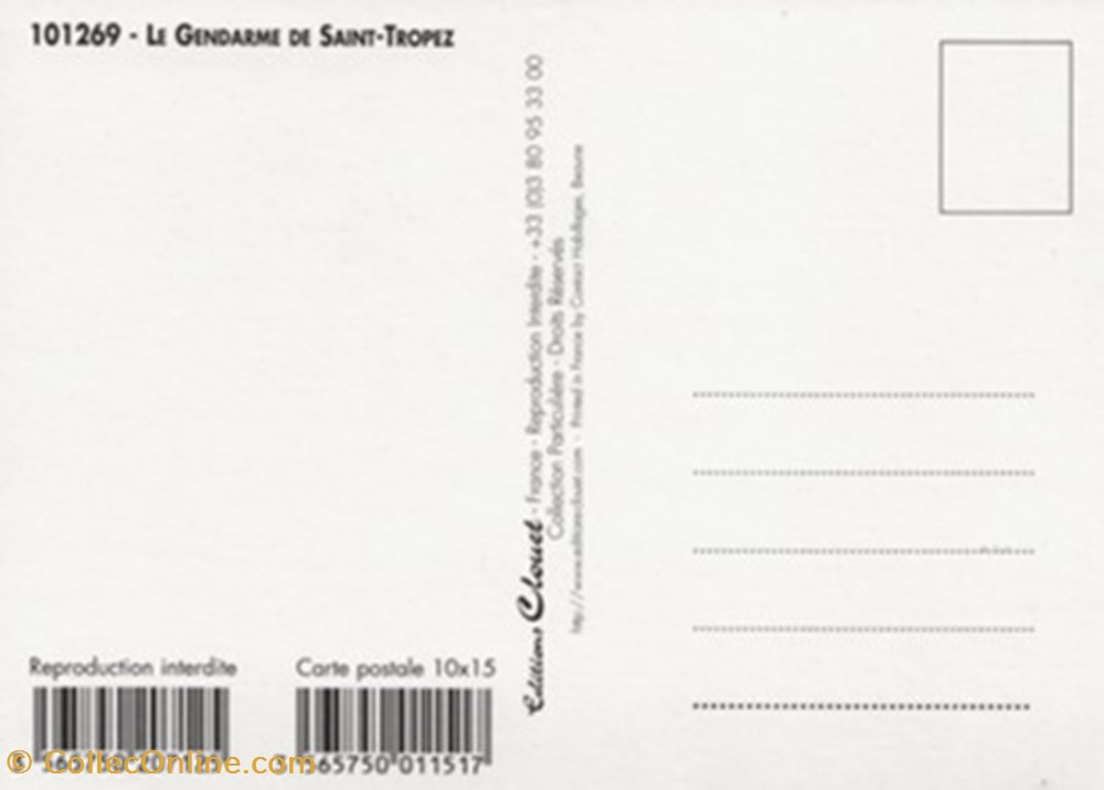 Le gendarme de Saint Tropez cartes postales autres le gendarme de saint tropez