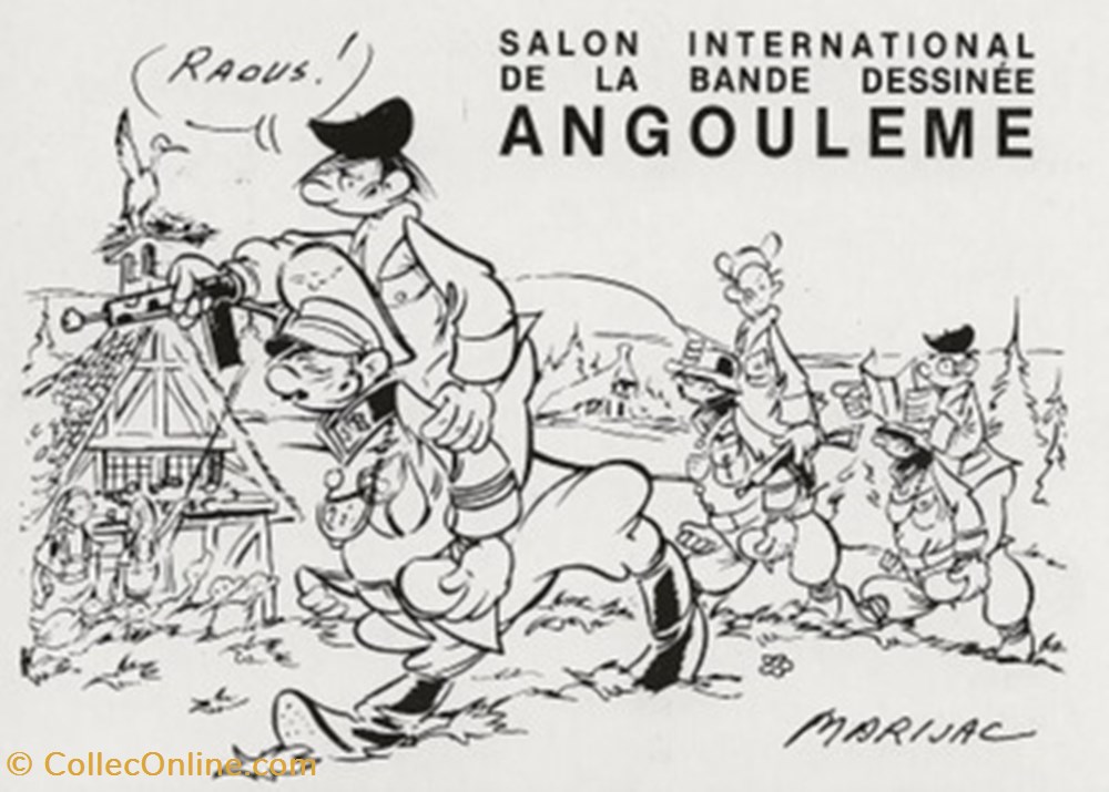 Angoulême (16) 1979 cartes postales bande dessinee angouleme 16 1979