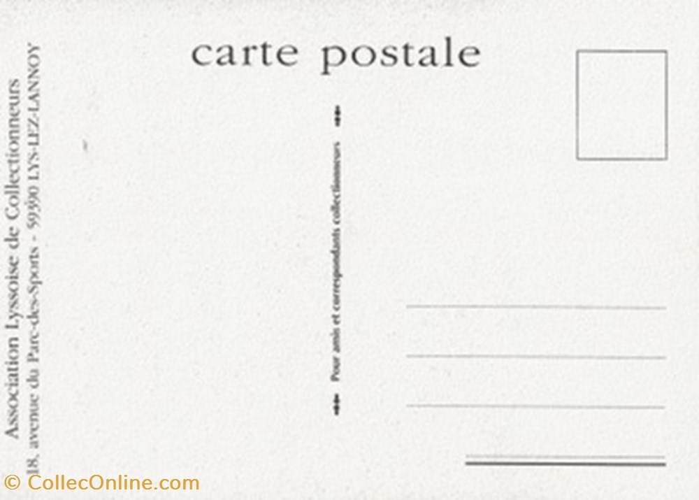 Lys-Lez-Lannoy (59) 1997 cartes postales bande dessinee lys lez lannoy 59 1997