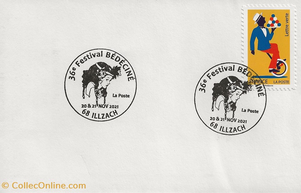 Illzach (68) 2021 Bédéciné timbres illzach 68 2021 bedecine