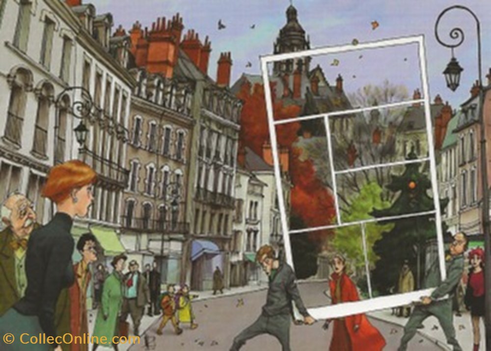 Blois (41) 2002 cartes postales bande dessinee blois 41 2002
