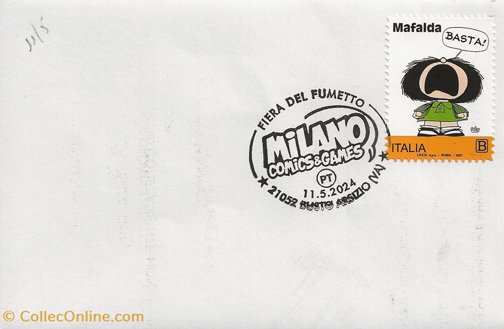 timbres busto arsizio italie 2024 fiera del fumetto milano comics games