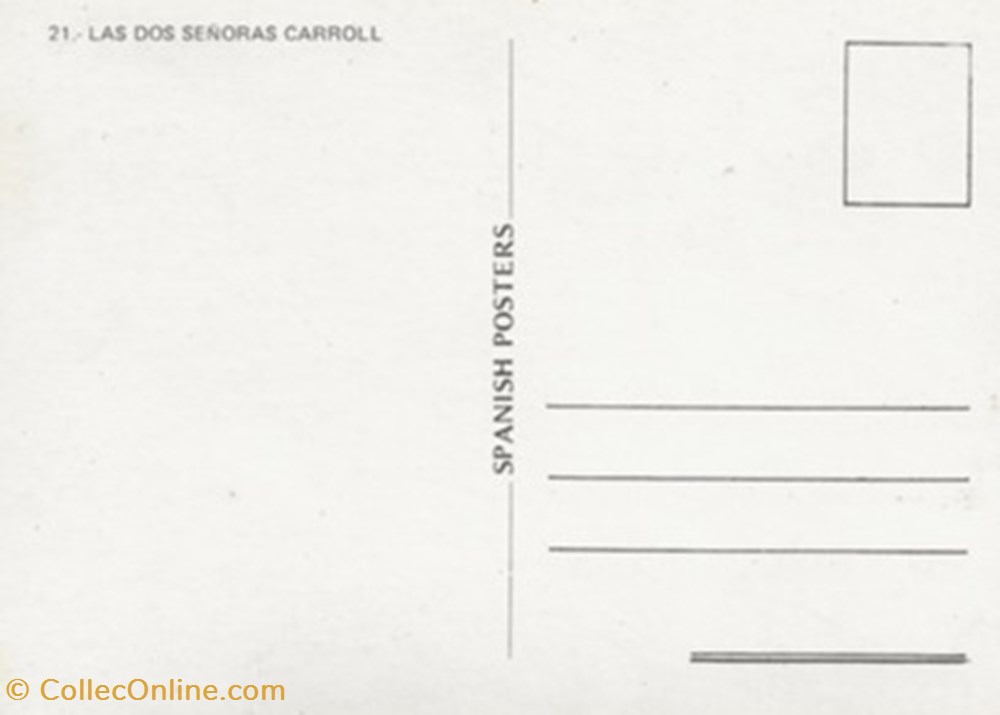 cartes postales autres las dos senoras carroll