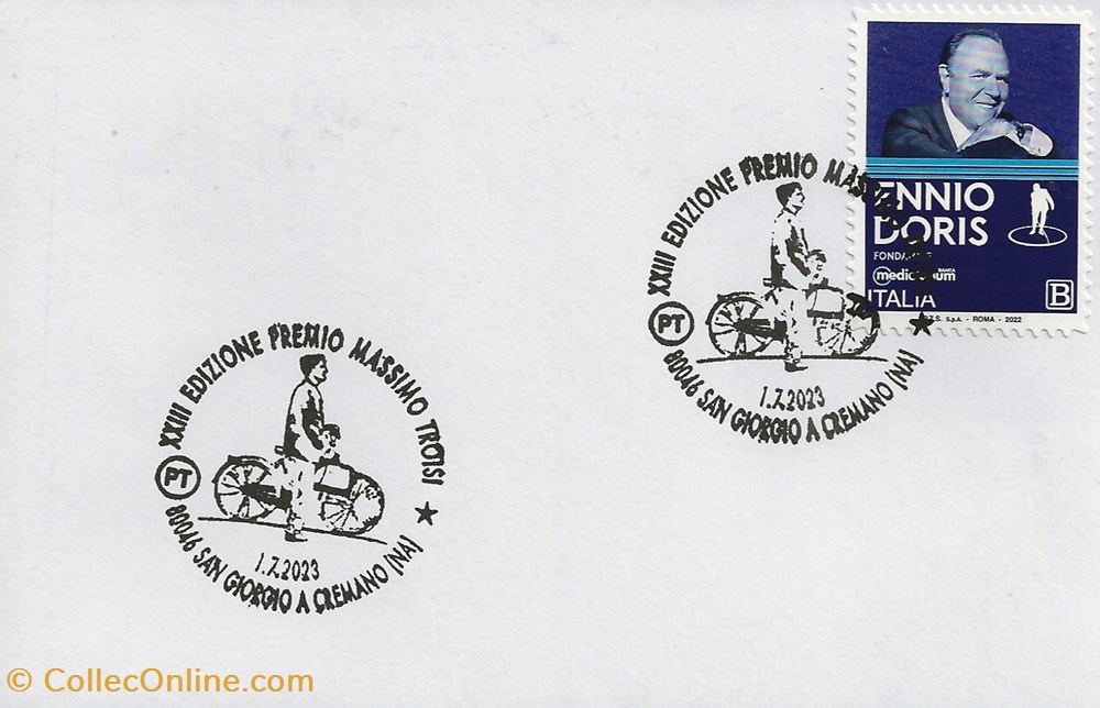 San Giorgio a Cremano (Italie) 2023 XXIII edizione premio Massimo Troisi timbres san giorgio a cremano italie 2023 xxiii edizione premio massimo troisi