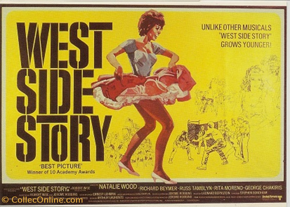 West side story cartes postales autres west side story