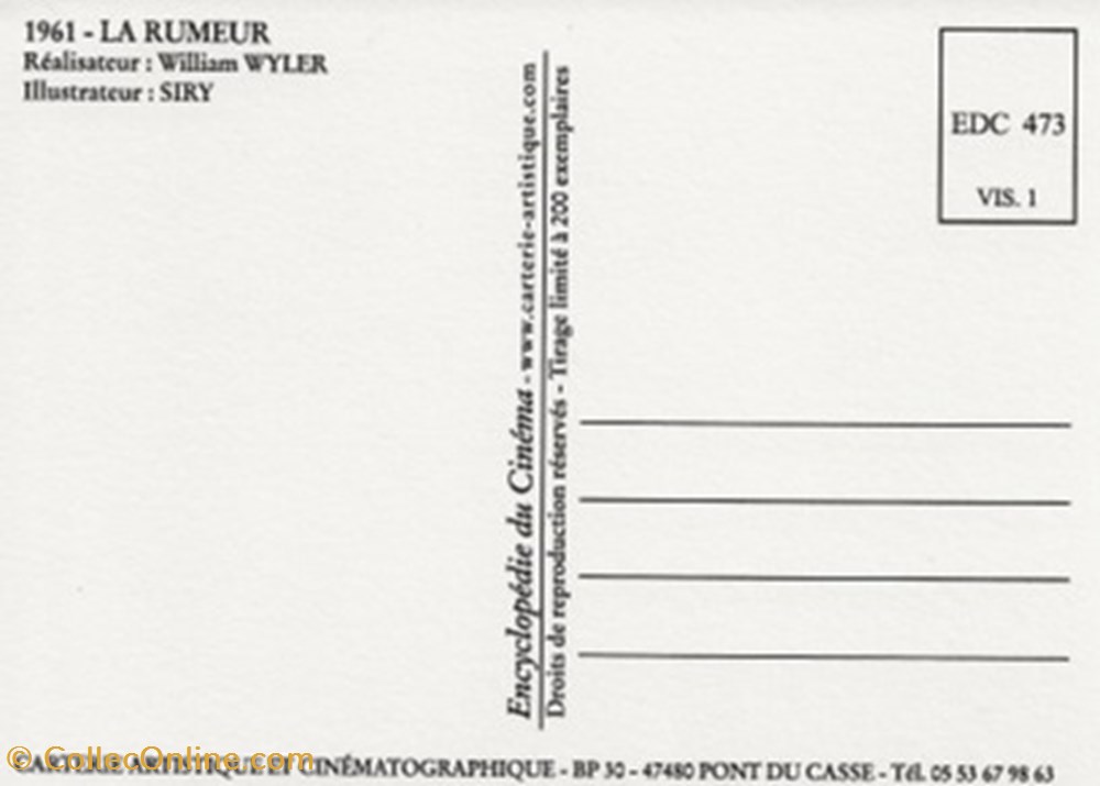 cartes postales autres la rumeur