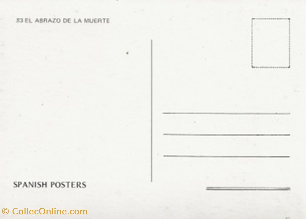 cartes postales autres el abrazo de la muerte