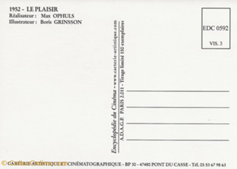 Le plaisir cartes postales autres le plaisir